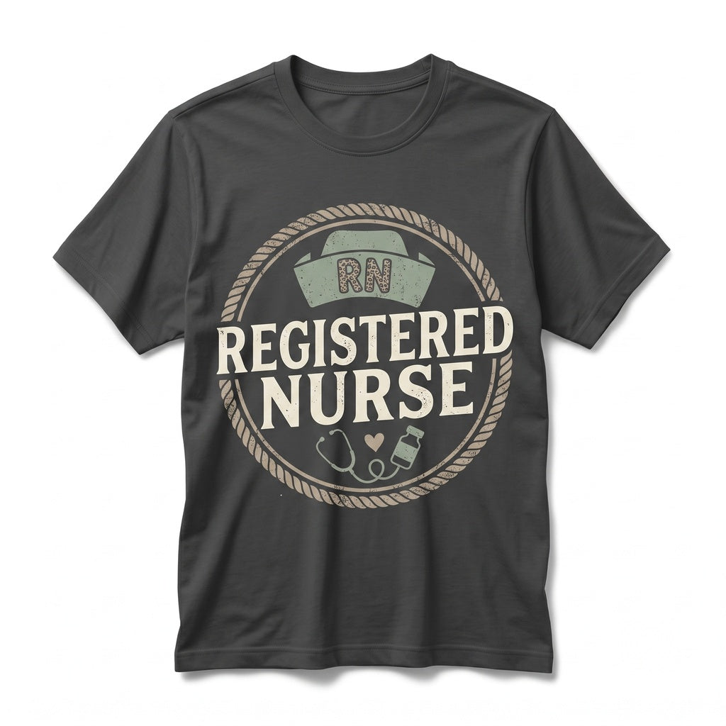 Registered Nurse RN Leopard Print Medical Student Appreciation Life Gifts Unisex TShirt
