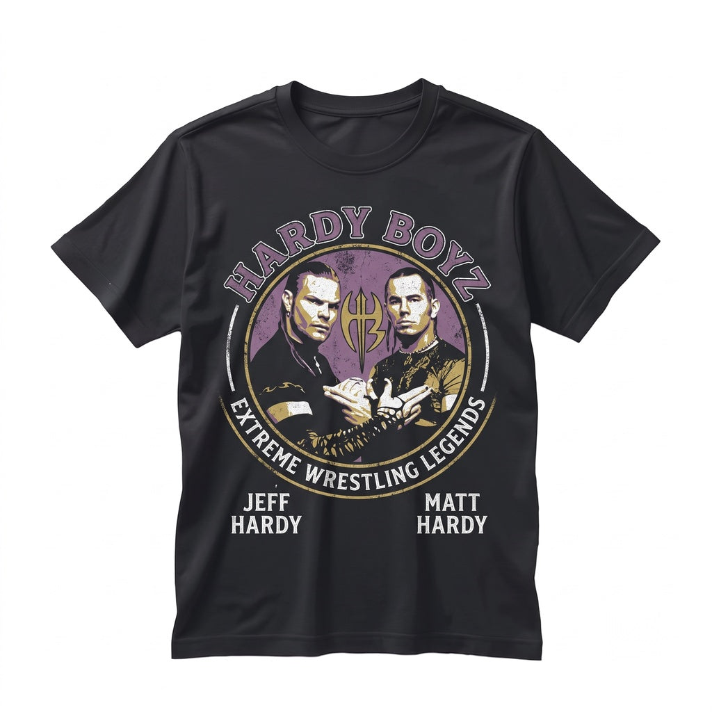 Vintage Hardy Boyz Tag Team Champions Pro Wrestling Graphic Unisex TShirt