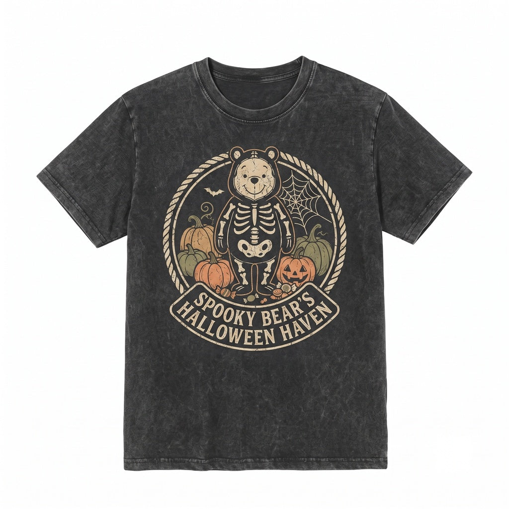 All Character Halloween Lights Matching Spooky Season Theme Park Vacation 2026 Family Trip Unisex TShirt