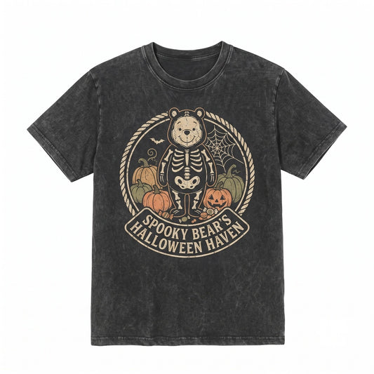 All Character Halloween Lights Matching Spooky Season Theme Park Vacation 2026 Family Trip Unisex TShirt