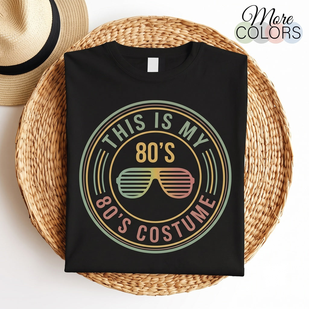 Vintage 1980s Retro Music Theme Costume Graphic Apparel Throwback Vibe Gifts Unisex TShirt