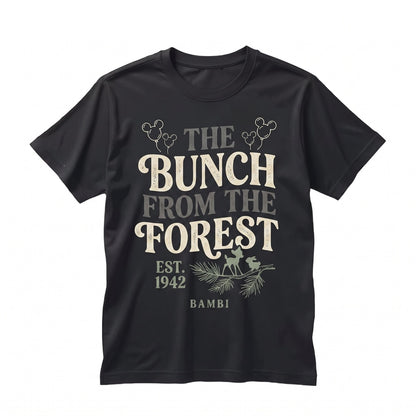 Vintage Bambi Thumper Deer Rabbit Theme Park Family Vacation Graphic Apparel, Unisex TShirt