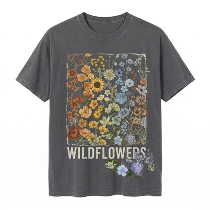 LGBTQ Floral Pride Inclusive Equality Transgender Gay Rainbow Botanical Graphic Unisex TShirt
