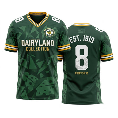 Unisex Stitched Game Day Football Jersey - Breathable Lightweight Athletic Fan Mesh Shirt
