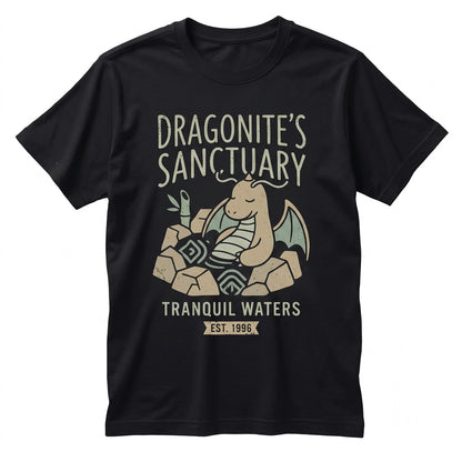 Dratini Dragonair Dragonite Anime Evolution Graphic Sleeveless Tank Top, Vintage Washed Retro Gamer Unisex TShirt