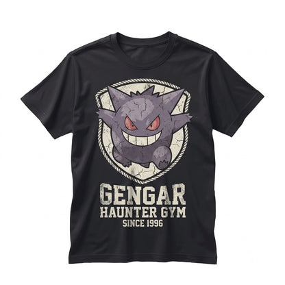 Gengar Haunter Gastly Ghost Evolution Anime Vintage Washed Sleeveless Gamer Gift Unisex TShirt