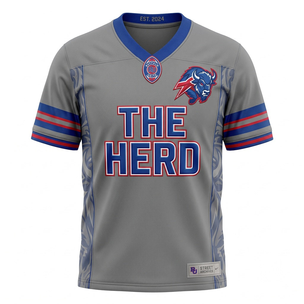 Unisex Breathable Stitched Game Day Football Fan Jersey - Lightweight Athletic Mesh Shirt
