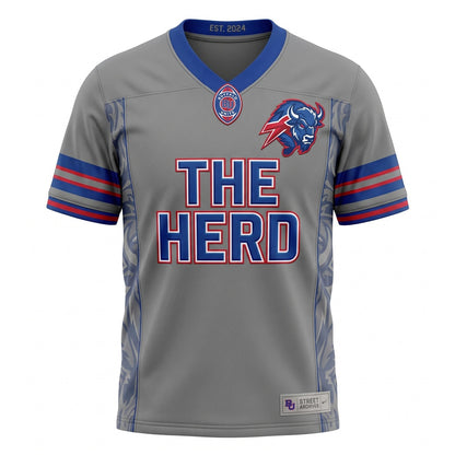 Unisex Breathable Stitched Game Day Football Fan Jersey - Lightweight Athletic Mesh Shirt