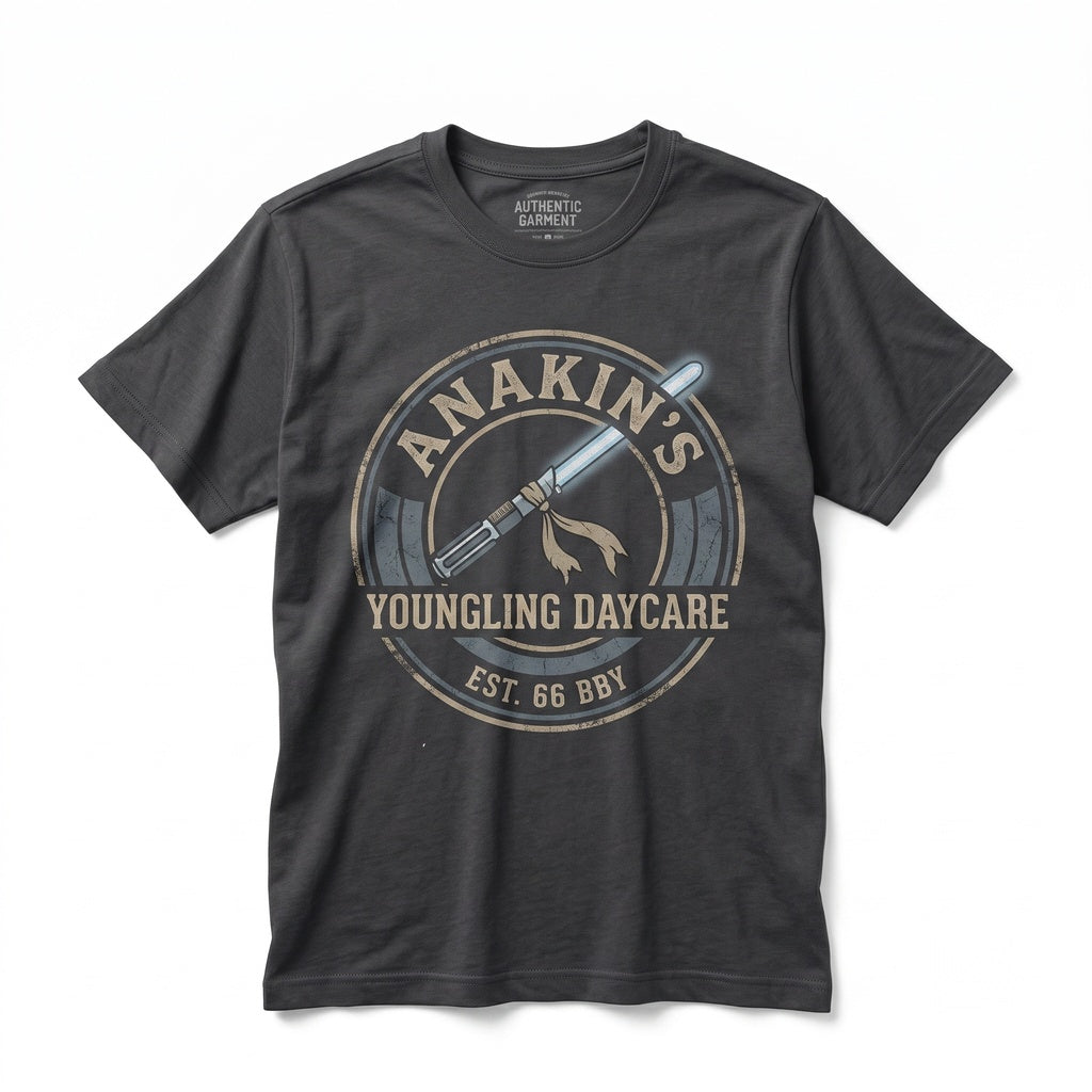 Anakin Skywalker Youngling Daycare Saber Galaxy Edge Theme Park Vacation Graphic Top, Matching Family Unisex TShirt