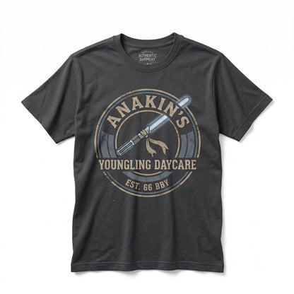Anakin Skywalker Youngling Daycare Saber Galaxy Edge Theme Park Vacation Graphic Top, Matching Family Unisex TShirt