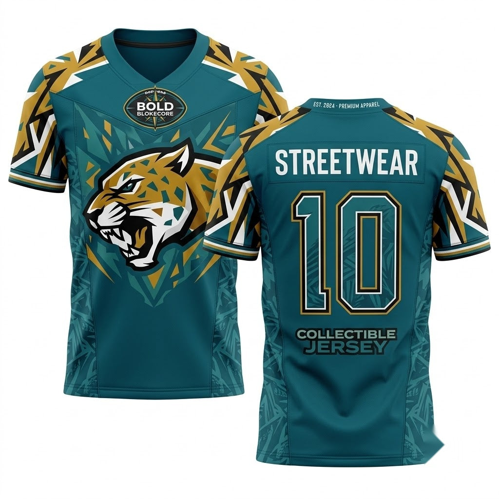 Unisex Football Fan Jersey - Breathable Mesh Athletic Game Day Jersey, Lightweight & Stitched