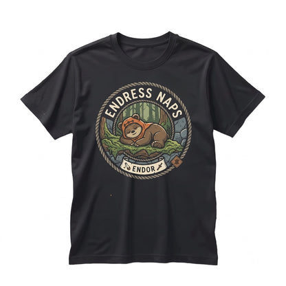 Cute Ewok Forest Moon of Endor Graphic Sci-Fi Fan Gift Unisex TShirt