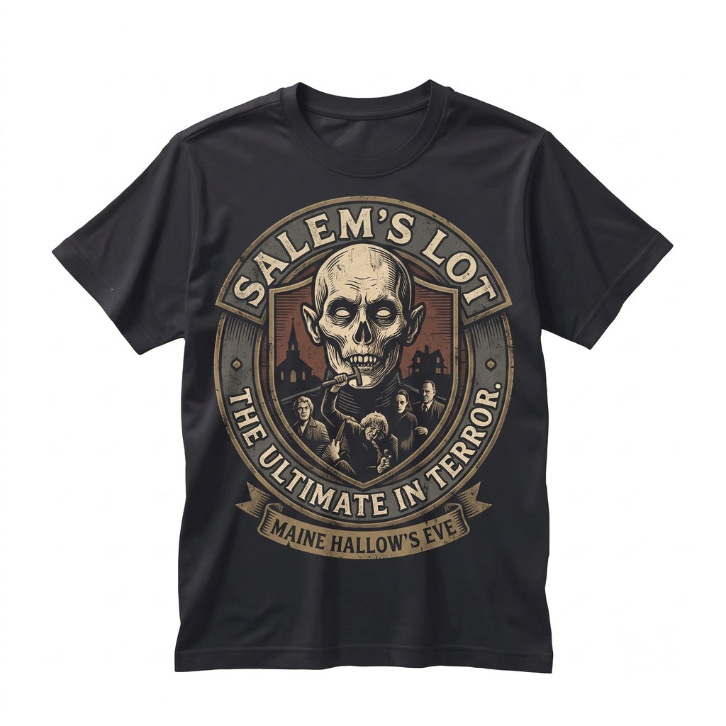 Vintage Vampire Horror Salem Graphic Novelty Unisex TShirt