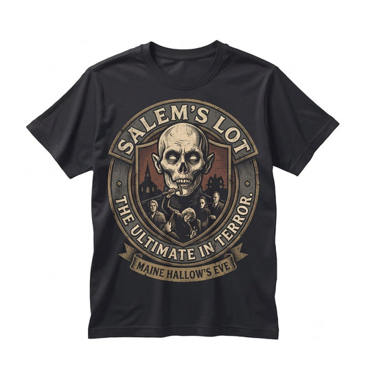Vintage Vampire Horror Salem Graphic Novelty Unisex TShirt