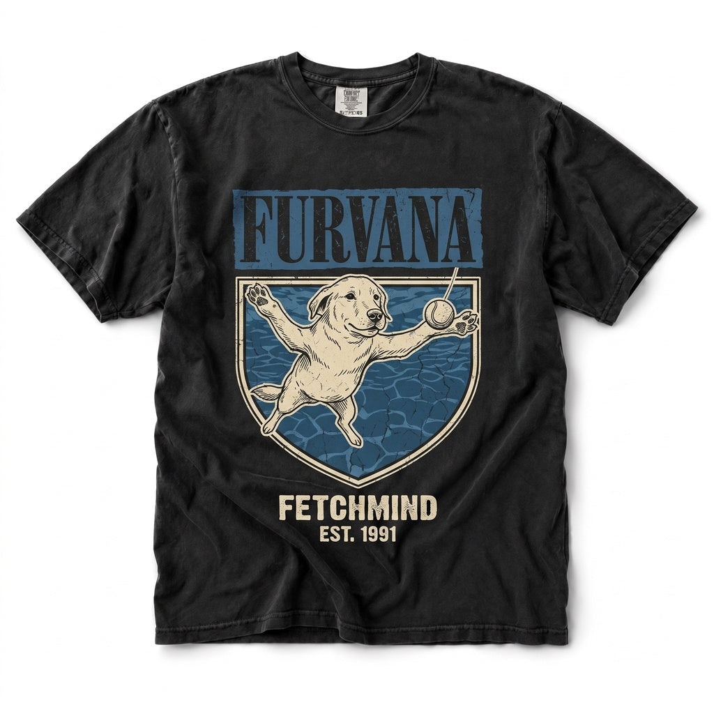 Funny Vintage Grunge Rock Music Parody Graphic Canine Meme Lover Apparel Unisex TShirt