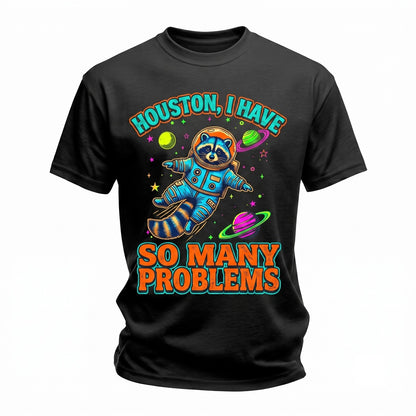 Funny Opossum Driving On My Way To Make Vibe Weird Sarcastic Meme Humorous Animal Unisex TShirt