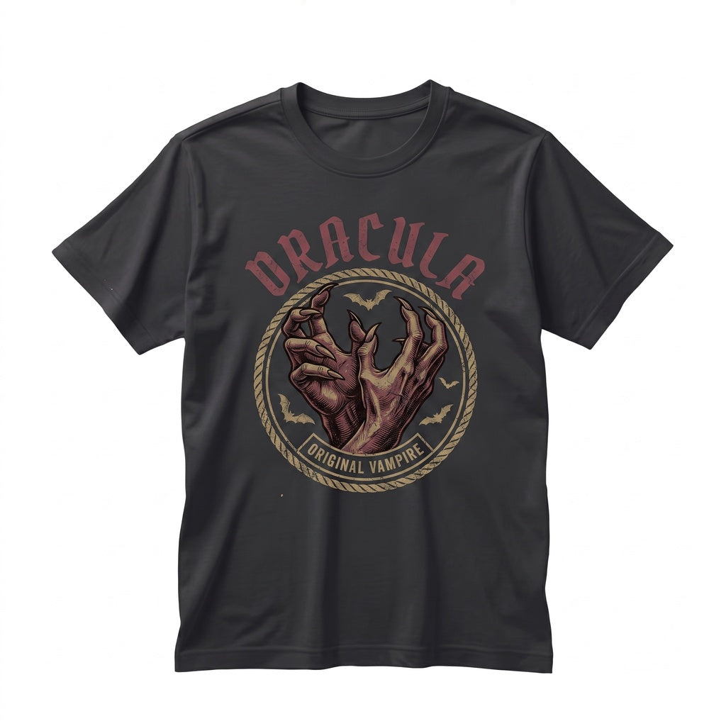 Gothic Dracula Vampire Castle Eclipse Classic Horror Movie Unisex TShirt