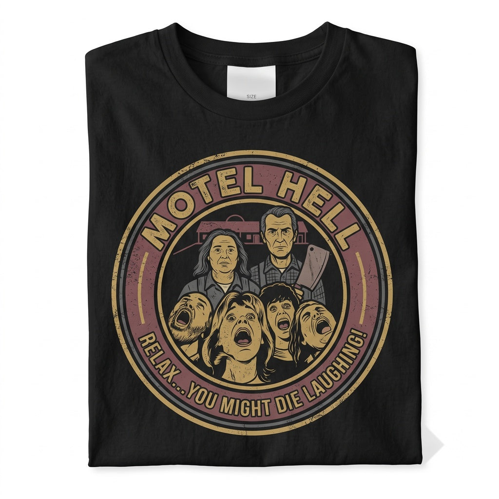 Motel Hell Movie Horror Classic Cult Vintage Unisex TShirt