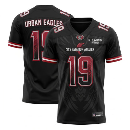 Unisex Stitched Football Fan Jersey - Lightweight Breathable Mesh Game Day Athletic Top