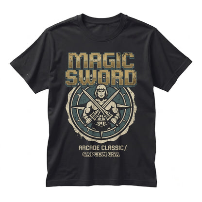 Fantasy Mystic Blade Graphic Apparel Cotton Magic Sword Unisex TShirt