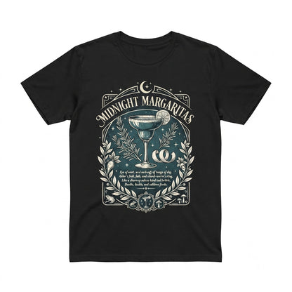 Retro Midnight Margaritas Spooky Season Halloween Movie Girls Tequila Gift Unisex TShirt