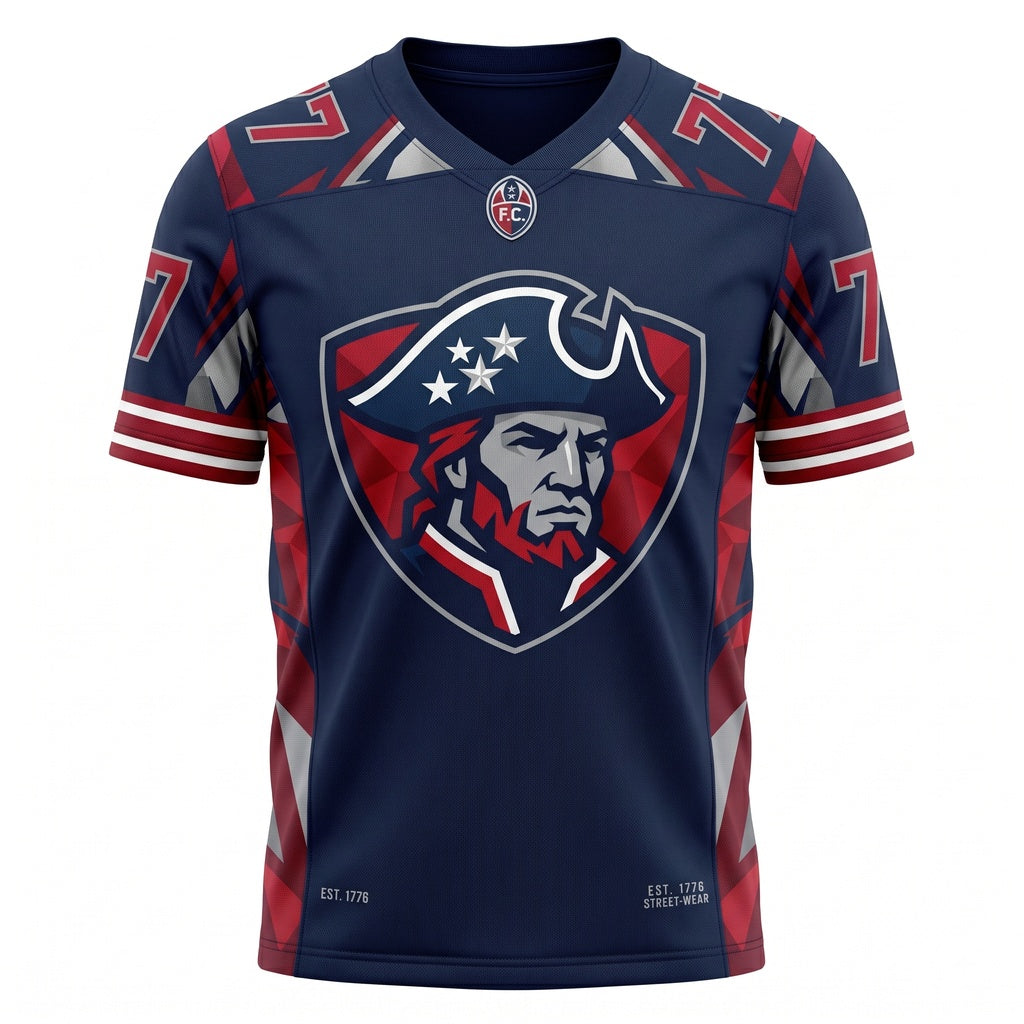 Unisex Lightweight Breathable Mesh Football Fan Jersey - Stitched Game Day Athletic Top
