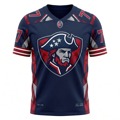 Unisex Lightweight Breathable Mesh Football Fan Jersey - Stitched Game Day Athletic Top