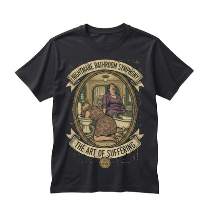 Funny Overlook Hotel Room 237 Bathroom Horror Movie Parody Graphic Vintage Apparel Unisex TShirt