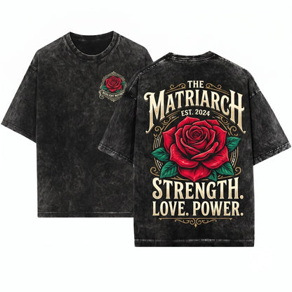Damn Good Mama Rose Vintage Floral Mother Graphic Gift Unisex Wash T-Shirt