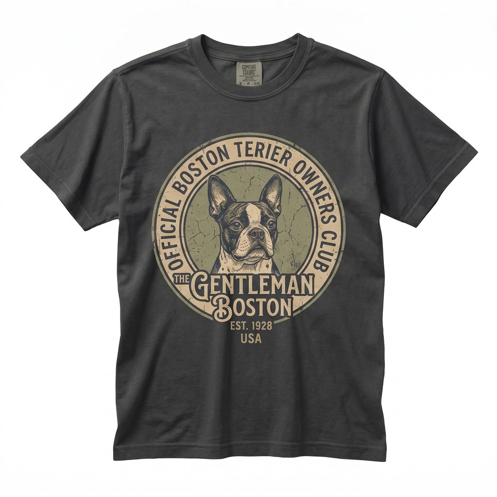 Boston Terrier Dog Lover Gift Cute Funny Pet Graphic Top Unisex TShirt
