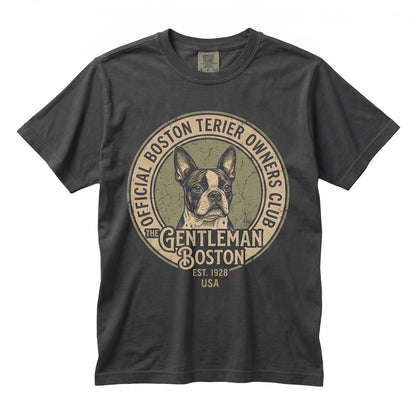 Boston Terrier Dog Lover Gift Cute Funny Pet Graphic Top Unisex TShirt