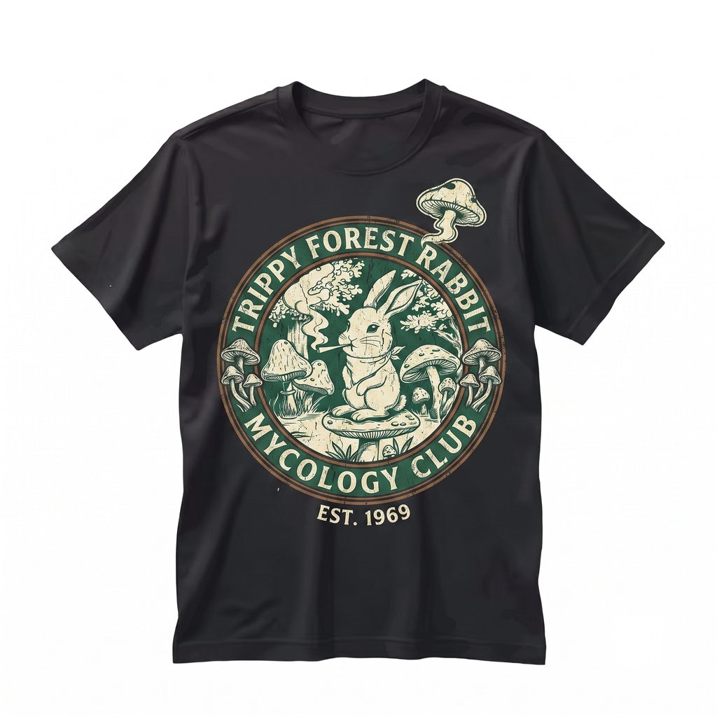 Vintage Funny Weed Bunny Smoking Joint 420 Rabbit High Stoner Gift Unisex TShirt