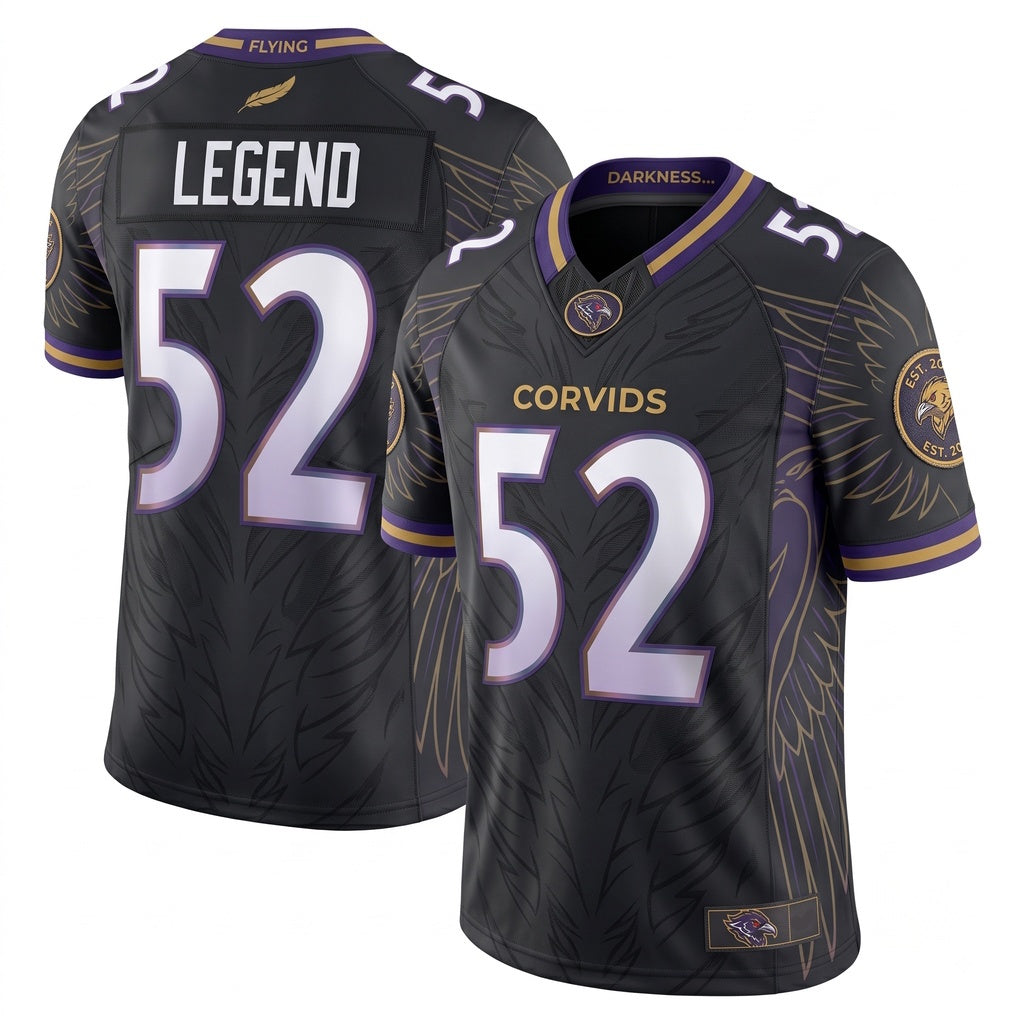 Unisex Game Day Stitched Football Fan Jersey - Lightweight Breathable Athletic Mesh