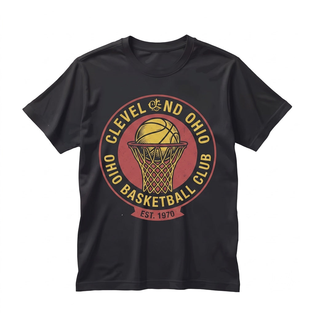 Vintage Cleveland Basketball Retro Game Day Sports Graphic Apparel Unisex TShirt