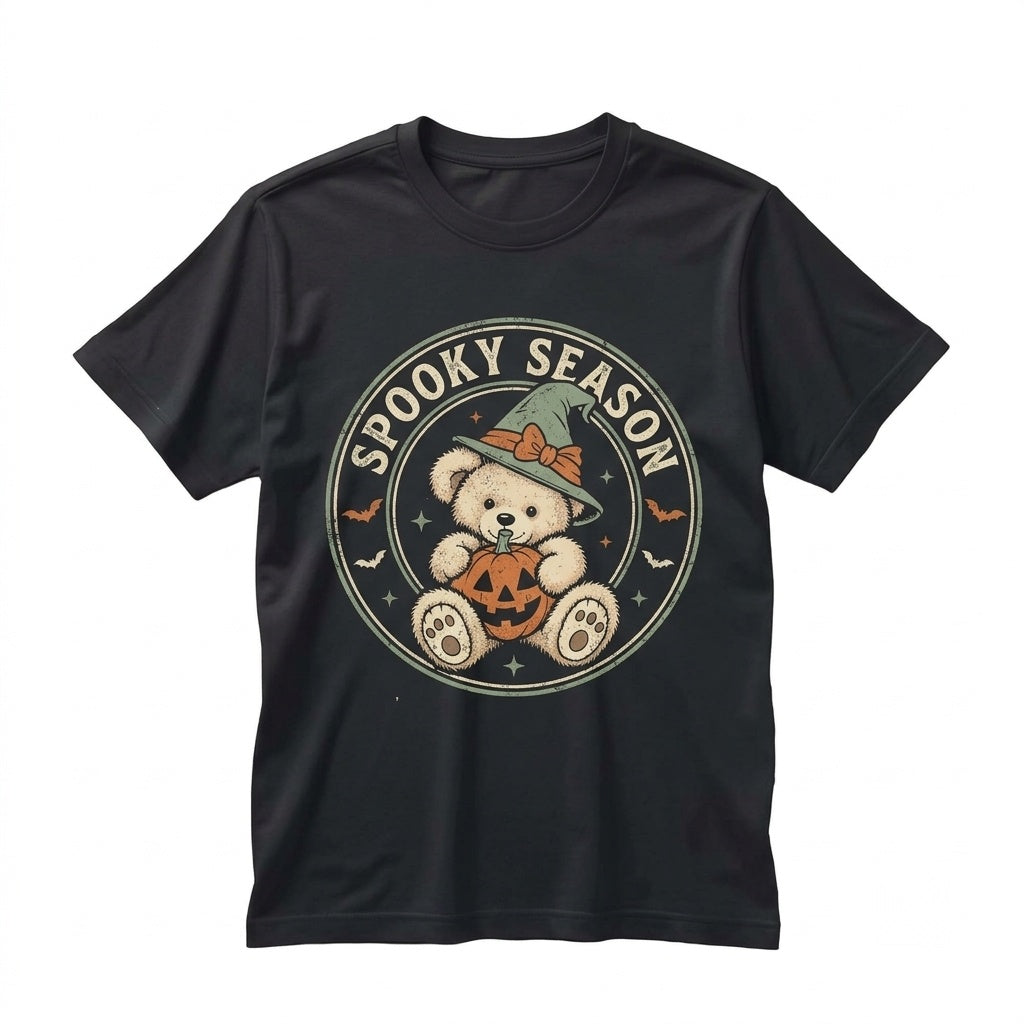 Custom Personalized Halloween Teacher Nurse Gift Cozy Spooky Autumn Fall Name Graphic Apparel Unisex TShirt