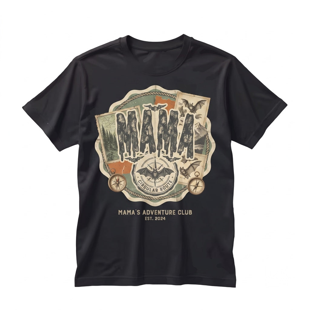 Mama Halloween Faux Lace Black Graphic Unisex TShirt
