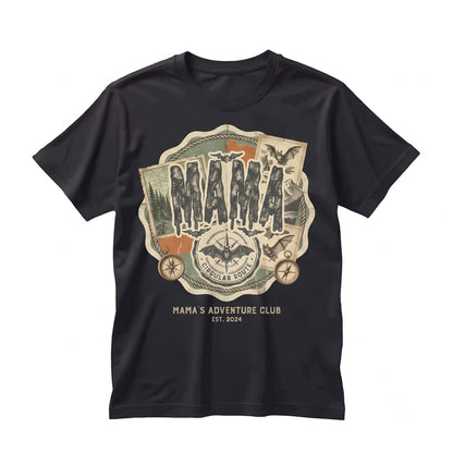 Mama Halloween Faux Lace Black Graphic Unisex TShirt