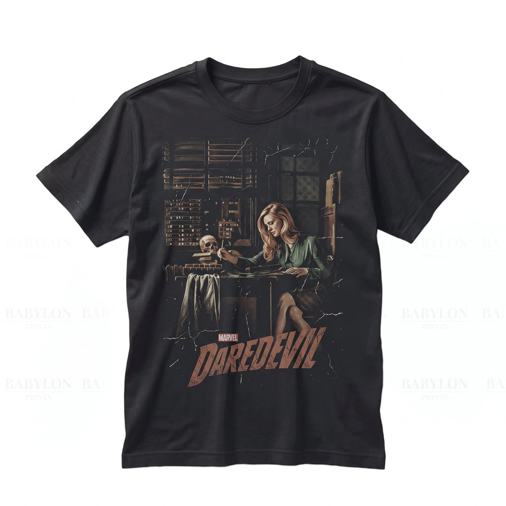 Vintage Karen Page Born Again Hells Kitchen Vigilante Graphic Comic Top, Superhero Fan Apparel Unisex TShirt