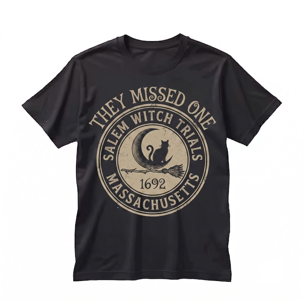 Salem 1692 They Missed One Spooky Halloween Witch Funny Cute Friend Gift Unisex TShirt