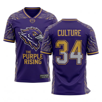 Unisex Game Day Athletic Football Fan Jersey - Lightweight Breathable Stitched Mesh