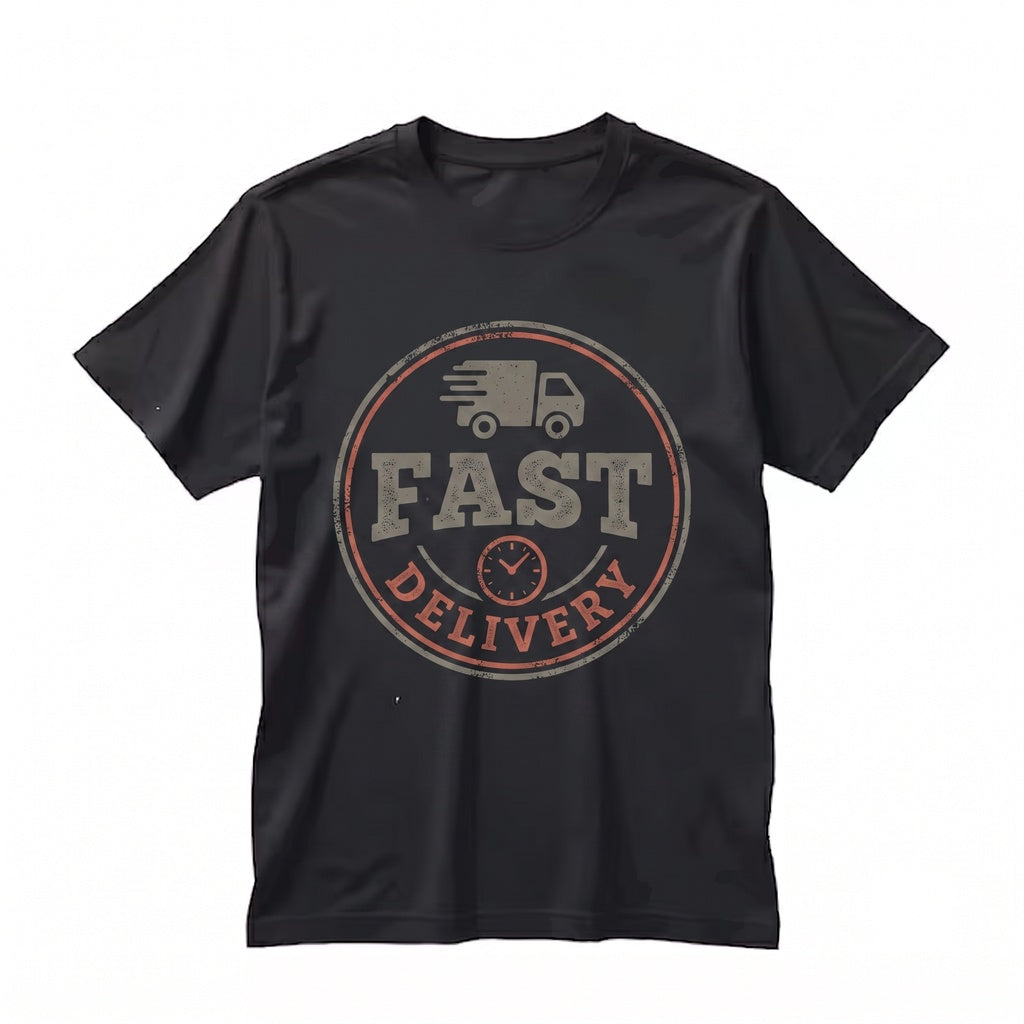 Fast 3 Day Delivery Graphic Cotton Crewneck Short Sleeve Casual Unisex TShirt