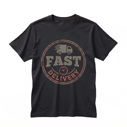Fast 3 Day Delivery Graphic Cotton Crewneck Short Sleeve Casual Unisex TShirt