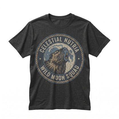 Beaver Celestial Animal Cosmic Wildlife Lunar Galaxy Nature Moonlight Forest Pullover Sweater Crewneck Top Gift Unisex TShirt