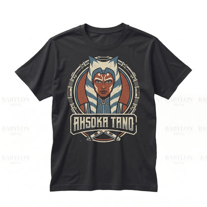 Vintage Ahsoka Tano Retro Graphic Galactic Clone Rebel Space Fan Apparel Unisex TShirt