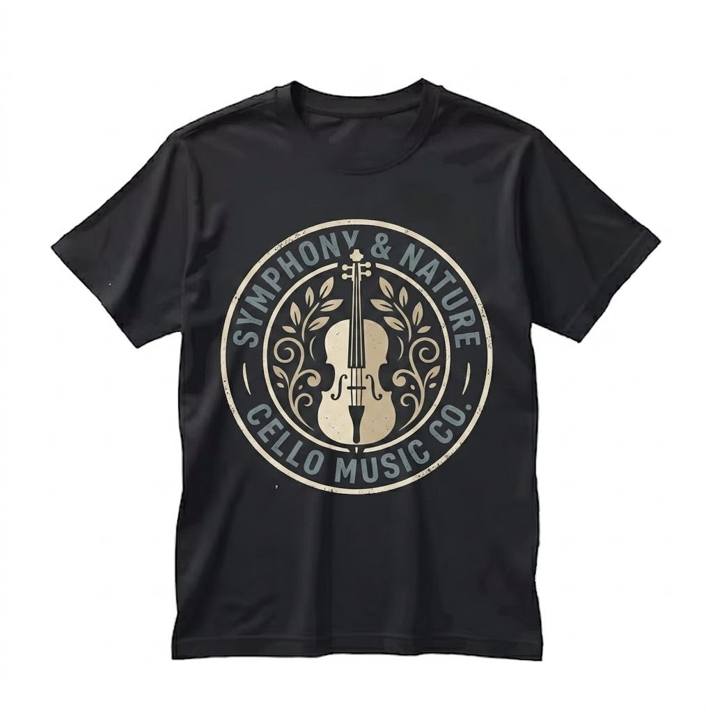 Cello Player Gift Classical Music Acoustic String Instrument Graphic Unisex TShirt