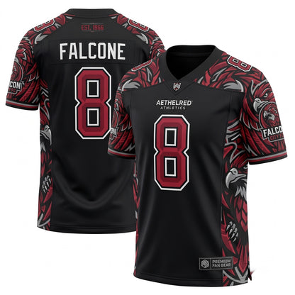 Unisex Stitched Breathable Football Fan Jersey - Lightweight Mesh Game Day Athletic Shirt