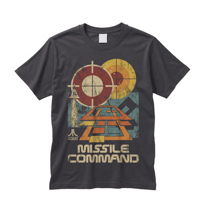 Retro Arcade 80s Video Game Graphic Missile Defense Vintage Gamer Unisex TShirt