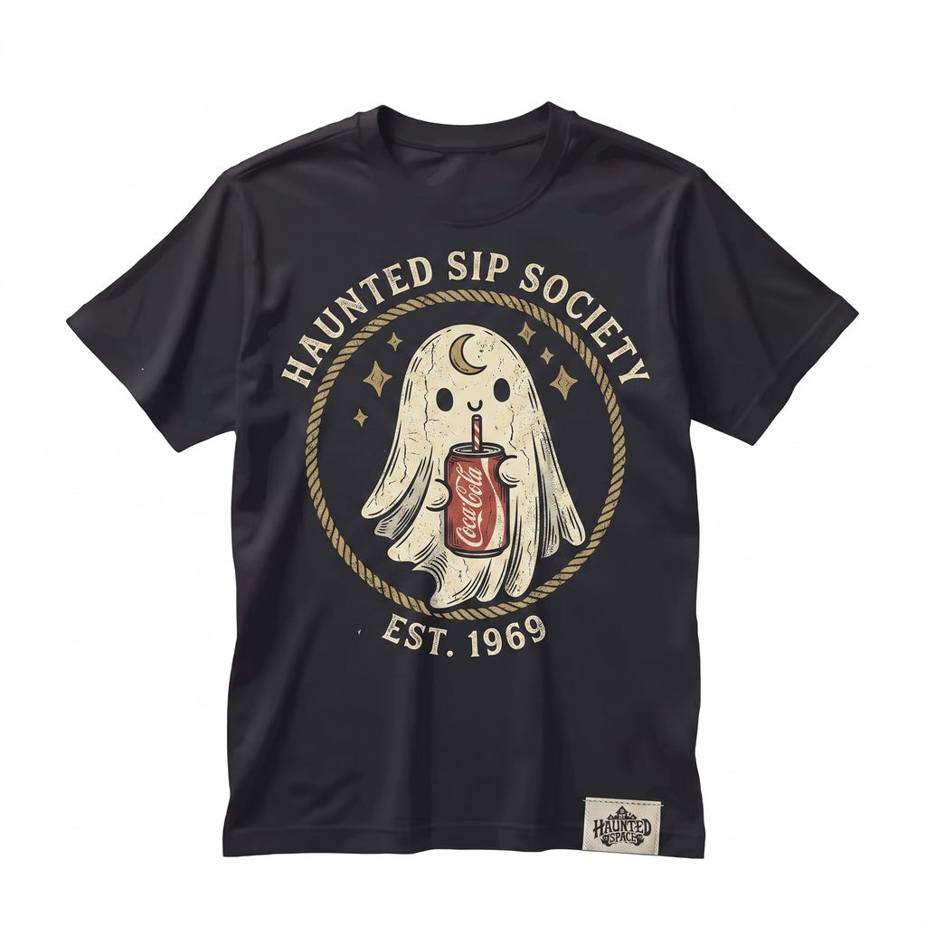 Funny Halloween Ghost I Need Soda Cute Spooky Cola Lover Graphic Custom Vintage Unisex TShirt