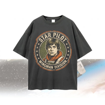 Oversized Luke Skywalker Jedi Galaxy Edge Sci Fi Fantasy Merch Apparel Unisex TShirt