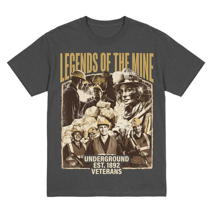 Coal Miner Love Mining Enthusiast Graphic Apparel FD Unisex TShirt